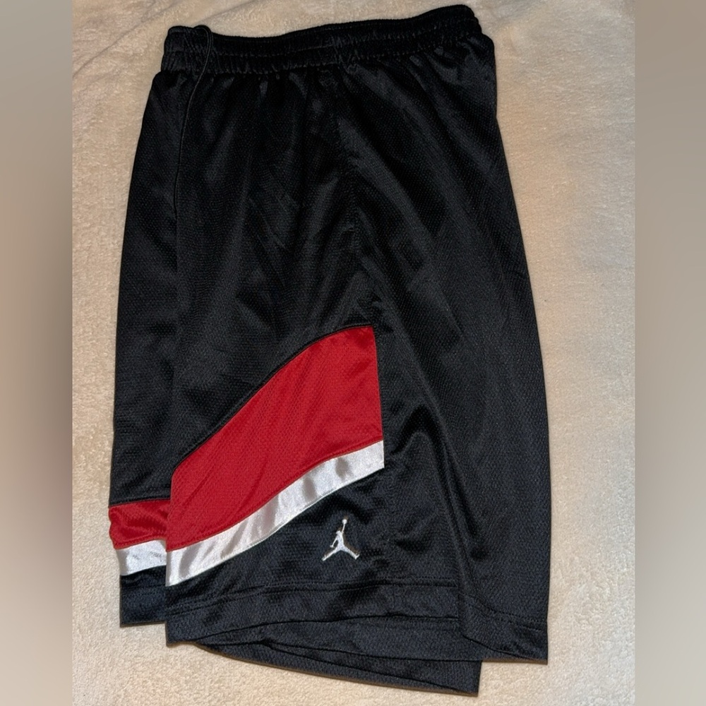 Black / Red Air Jordan Basketball Shorts